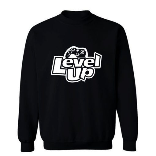 Gaming Hoody Boys Girls Kids Childs Level Up Sweatshirt