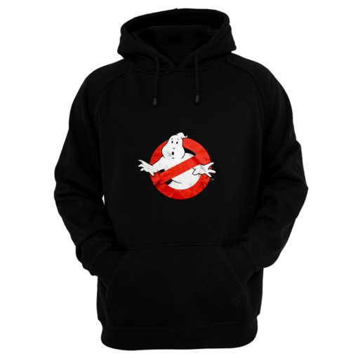 Ghostbusters Distressed Logo vintage maglia Uomo Ufficiale Hoodie