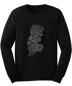 Gotham City Map Long Sleeve