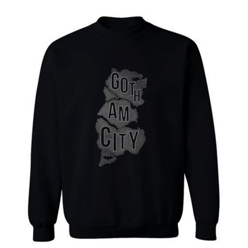 Gotham City Map Sweatshirt