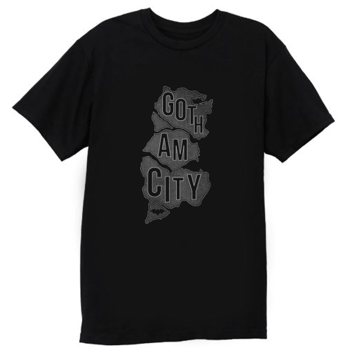 Gotham City Map T Shirt