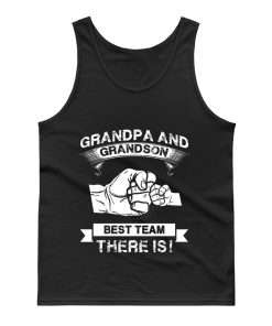 Grandpa and Grandson New Grandfather Tank Top