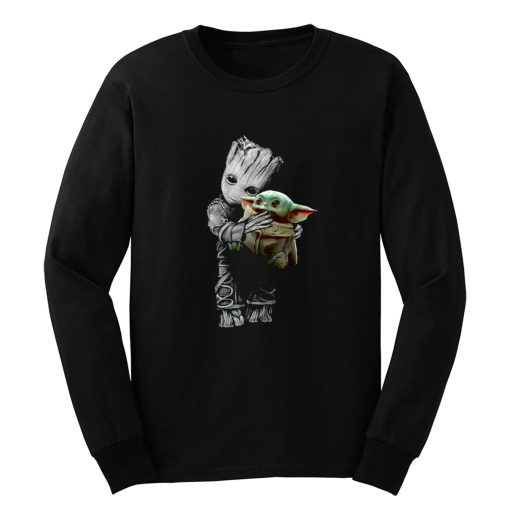 Groot Mashup Baby Yoda The Mandalorian The Child Long Sleeve