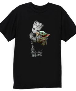 Groot Mashup Baby Yoda The Mandalorian The Child T Shirt