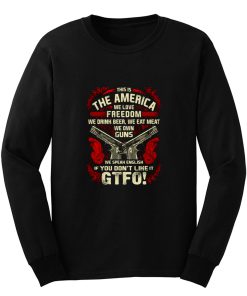 Gun Control This is The America Long Sleeve