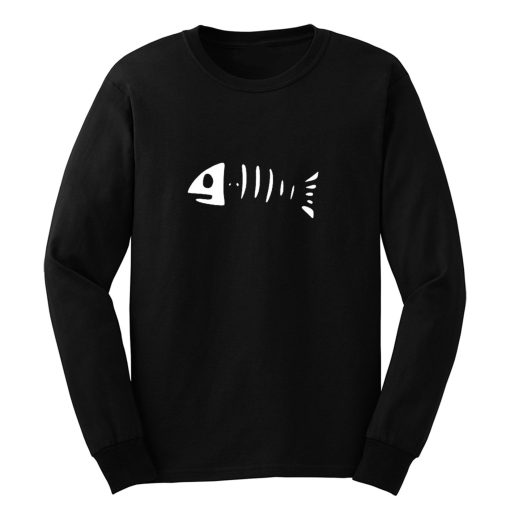 Halloween Fischskelett Long Sleeve