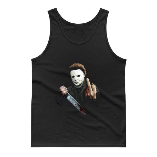 Halloween Middle Finger Tank Top