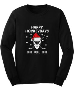 Happy Hockeydays Christmas Hockey Long Sleeve