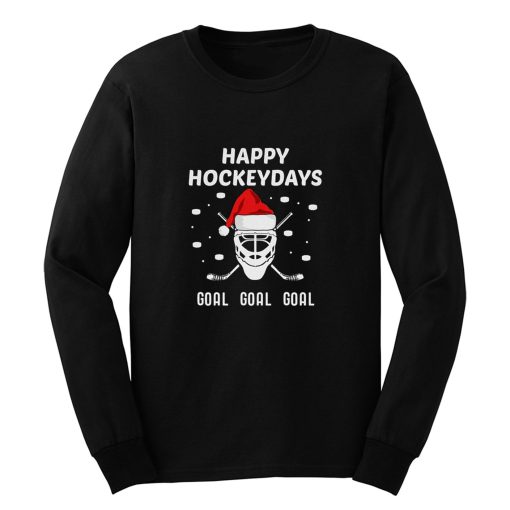 Happy Hockeydays Christmas Hockey Long Sleeve