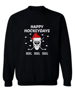 Happy Hockeydays Christmas Hockey Sweatshirt