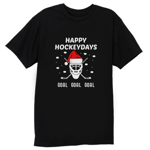 Happy Hockeydays Christmas Hockey T Shirt