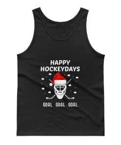 Happy Hockeydays Christmas Hockey Tank Top
