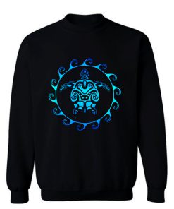 Hawaiian Tribal Maori Sun Sea Turtle Sweatshirt