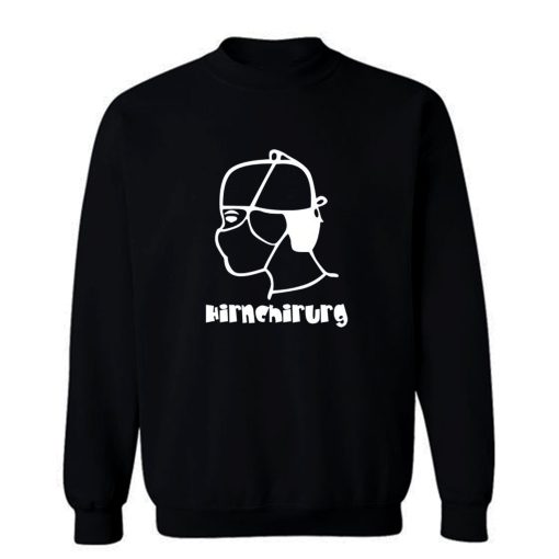 Hirnchirurg lustiges V Ausschnitt Sweatshirt