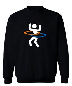 Hula Hooping With Portals Portal Sweatshirt