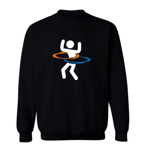 Hula Hooping With Portals Portal Sweatshirt