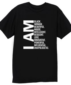 I Am Black Woman Black History Month T Shirt