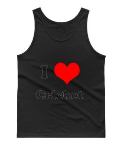 I Love Cricket Tank Top