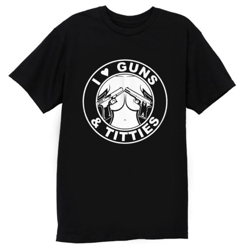 I Love Guns T Shirt