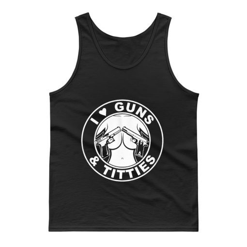 I Love Guns Tank Top