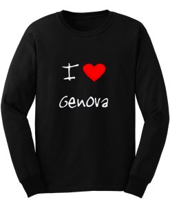 I Love Heart Genova Long Sleeve