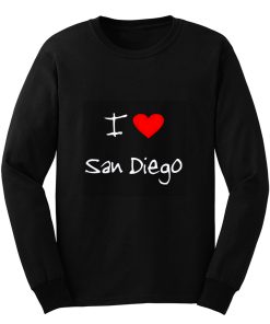 I Love Heart San Diego Long Sleeve