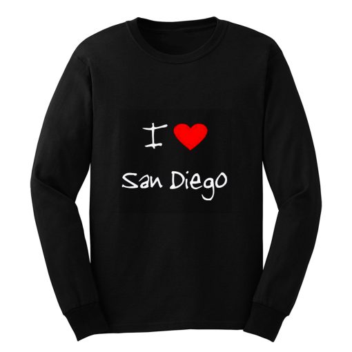 I Love Heart San Diego Long Sleeve