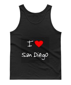 I Love Heart San Diego Tank Top