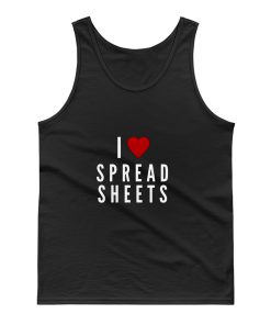 I Love Spreadsheets Tank Top