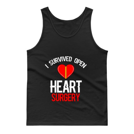 I Survived Open Heart Surgery Men Women Tank Top