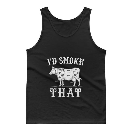 Id Smoke That Cow Tank Top