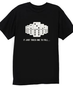 It Just Takes One To Fall Tiles Puzzler Game T Shirt