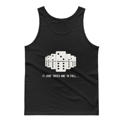 It Just Takes One To Fall Tiles Puzzler Game Tank Top