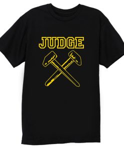 JUDGE HAMMERS BLACK HARDCORE NYC PUNK CROSSOVER THRASH T Shirt