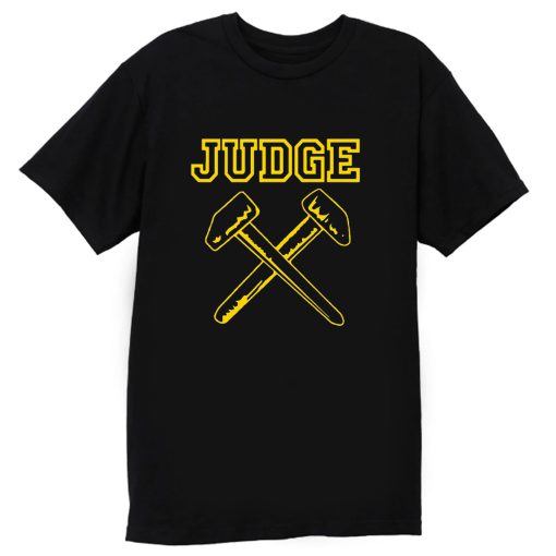 JUDGE HAMMERS BLACK HARDCORE NYC PUNK CROSSOVER THRASH T Shirt