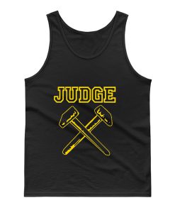 JUDGE HAMMERS BLACK HARDCORE NYC PUNK CROSSOVER THRASH Tank Top
