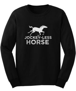 Jockey Less Horse Running Horse Long Sleeve