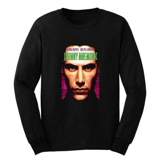 Johnny Mnemonic movie poster Long Sleeve