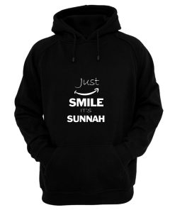 Just Smile Its Sunnah Arabic Islam Muslim Hoodie
