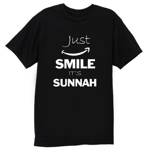 Just Smile Its Sunnah Arabic Islam Muslim T Shirt