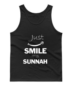 Just Smile Its Sunnah Arabic Islam Muslim Tank Top