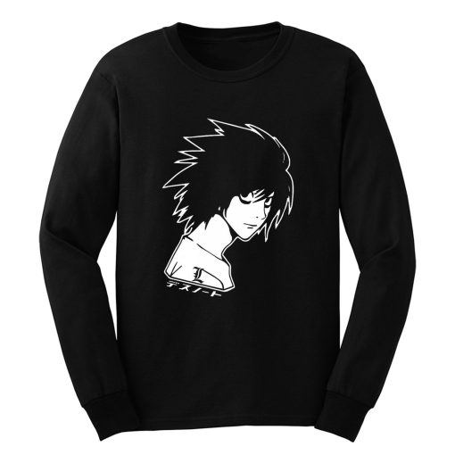 Kira Light Ryuk Japanese Kanji Anime Long Sleeve