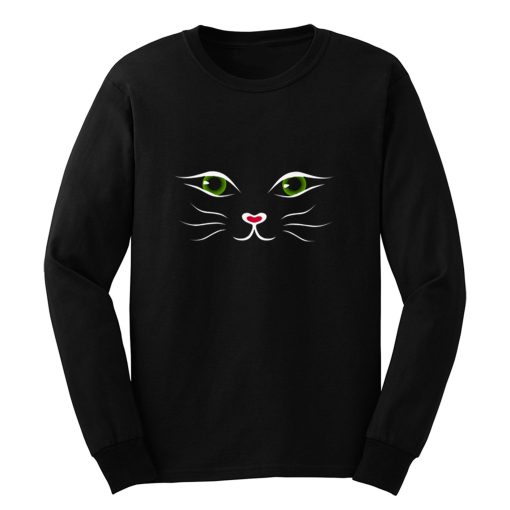 Kitty Face Cat Long Sleeve