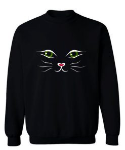 Kitty Face Cat Sweatshirt