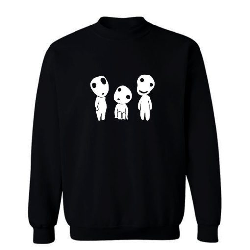 Kodama tree spirits studio ghibli Sweatshirt