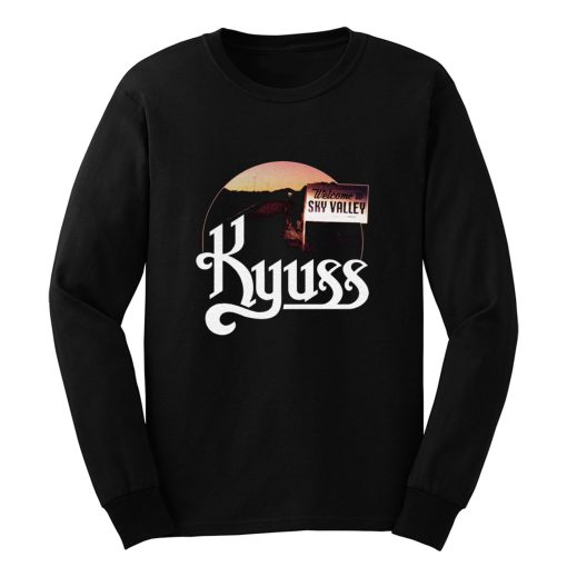 Kyuss Welcome to Sky Valley t Doom Stoner Metal Rock Band Tee Long Sleeve