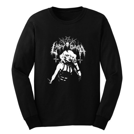 Lady Gaga Death Metal Style Long Sleeve