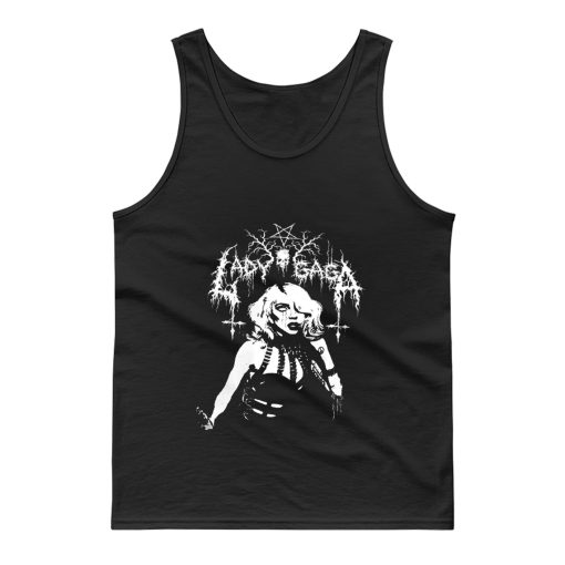 Lady Gaga Death Metal Style Tank Top