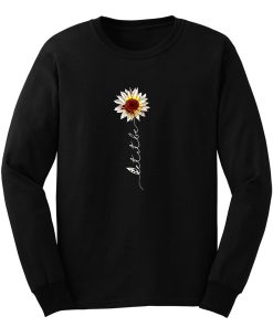 Let It Be Hippie Flower Long Sleeve