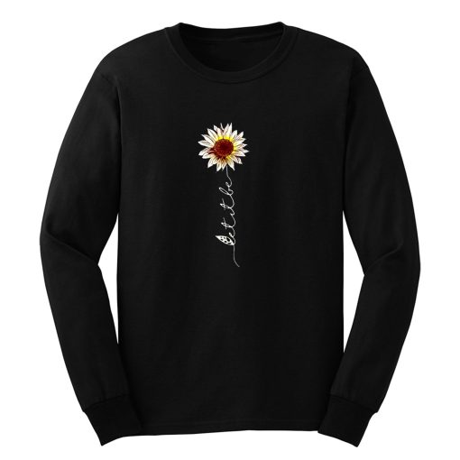 Let It Be Hippie Flower Long Sleeve